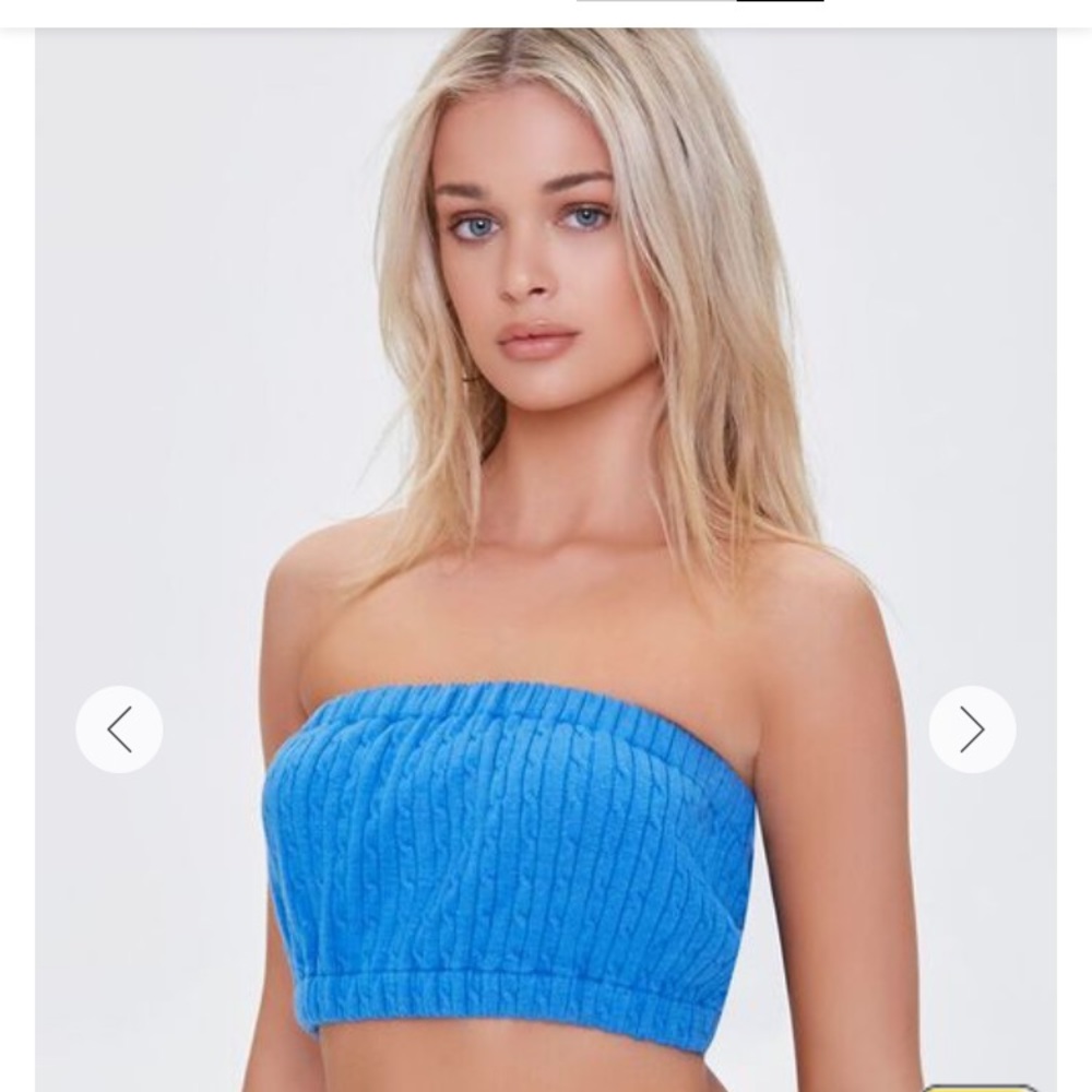 FOREVER 21 | sweater knit tube top